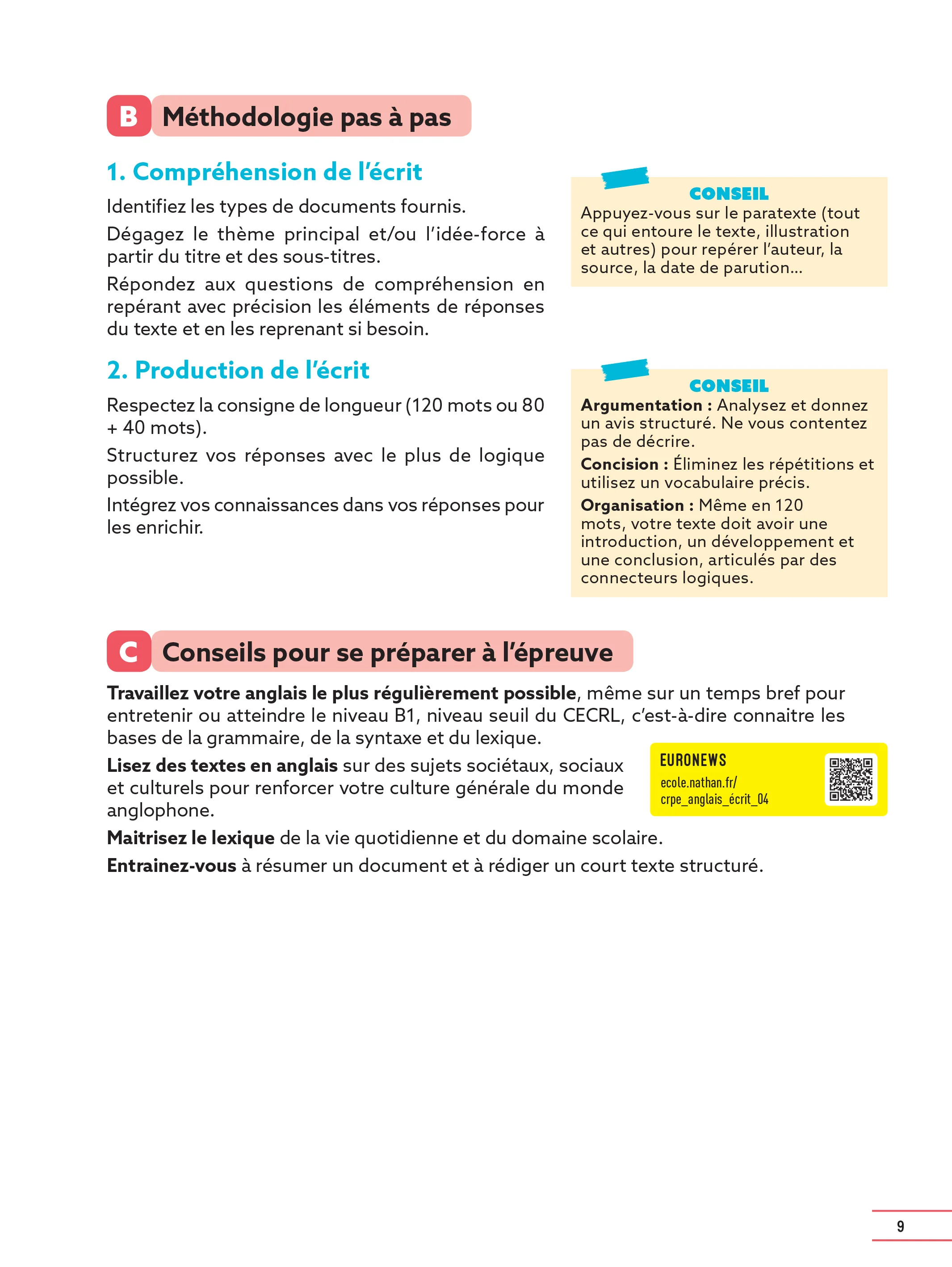 Réussir mon CRPE Anglais 2e épreuve d'admissibilité L3 écrit 2027 - Image 8
