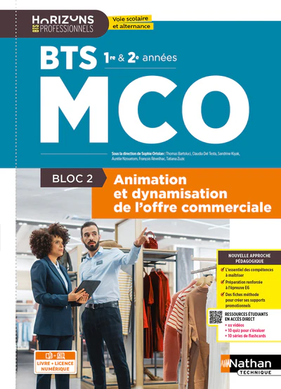 Bloc 2 - Animation et dynamisation de l'offre commerciale - BTS MCO 1re et 2e années - Coll. Horizons Professionnels BTS - Ed. 2026 - Image 4