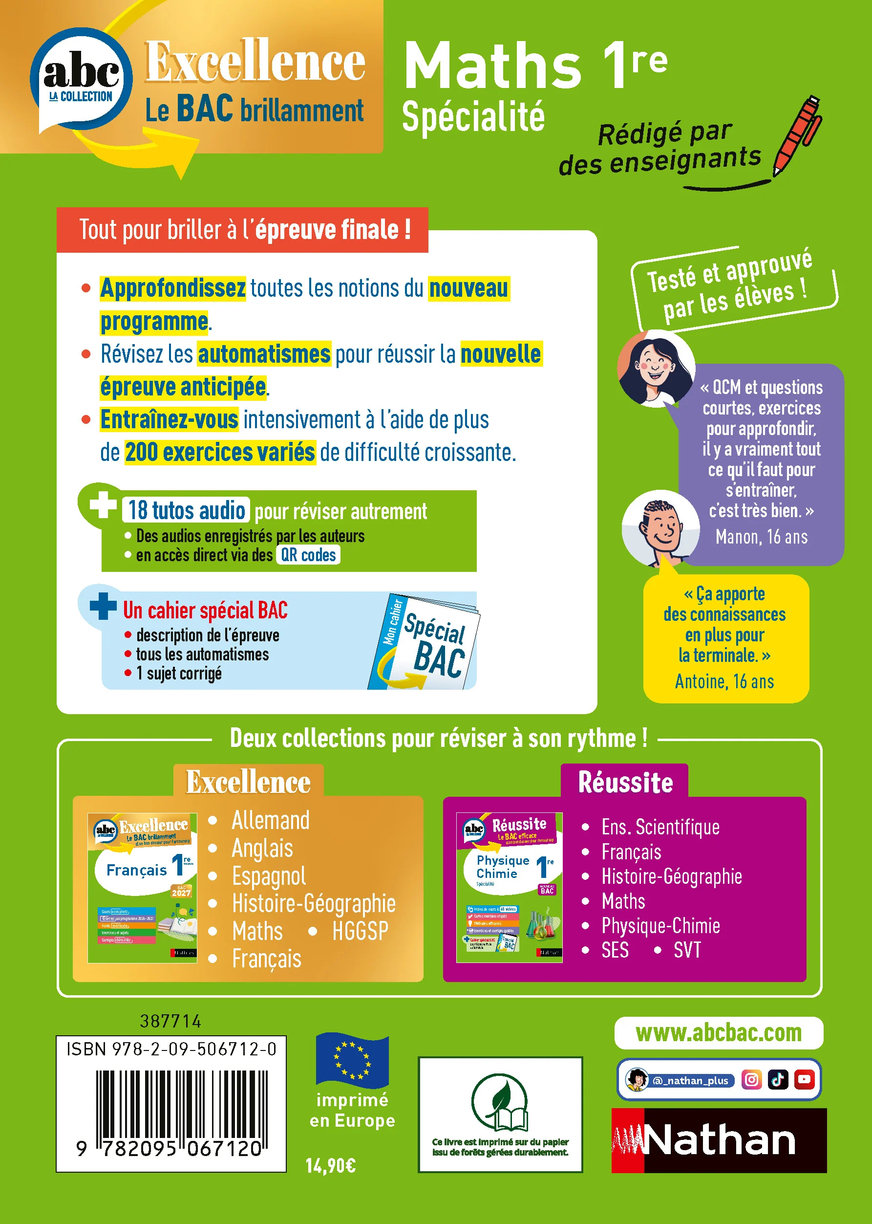 ABC BAC Excellence Maths 1re 2027 - Image 9