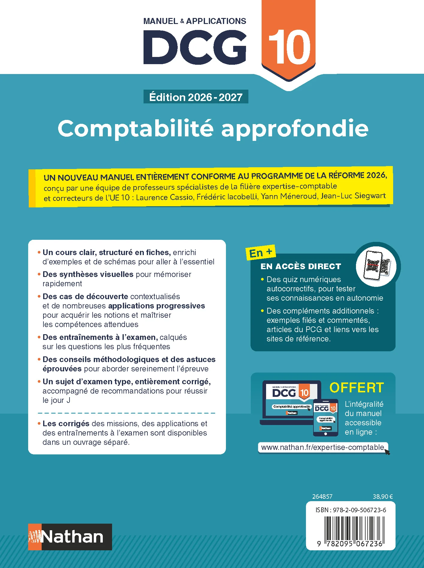 Comptabilité approfondie - DCG - Épreuve 10 - Manuel et applications - Image 2