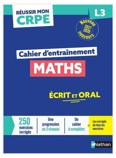 Réussir mon CRPE - Maths L3 cahier d'entrainement 2027-2028 - Image 8
