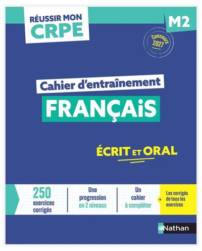Réussir mon CRPE - Français M2 cahier d'entrainement 2027-2028 - Image 2