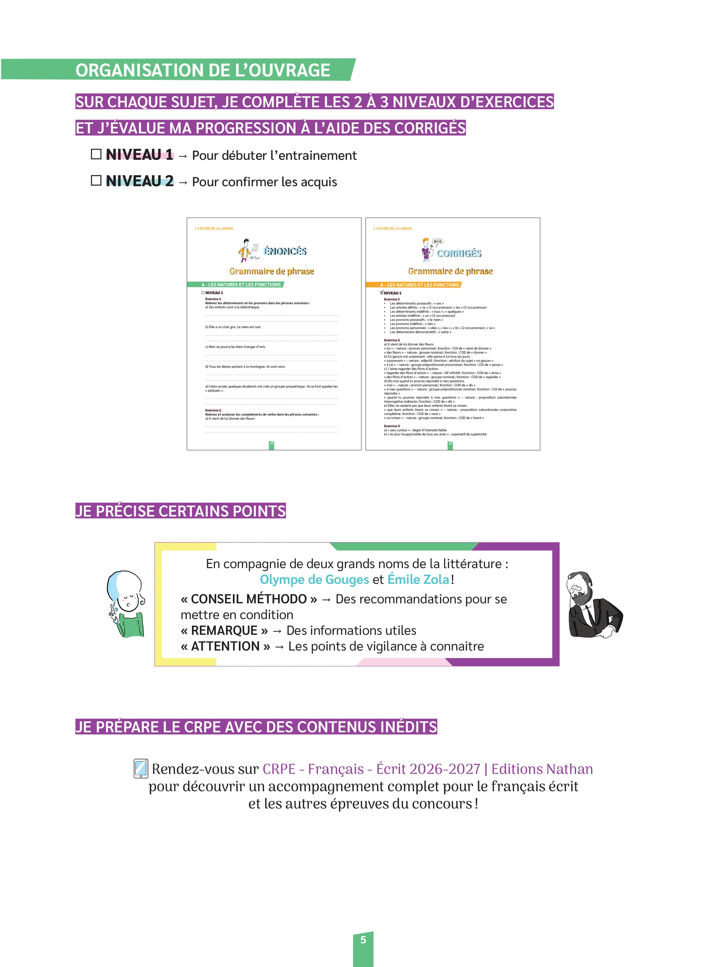 Réussir mon CRPE - Français M2 cahier d'entrainement 2027-2028 - Image 7
