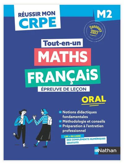 Réussir mon CRPE - Français Maths Admission concours M2 oral 2027-2028