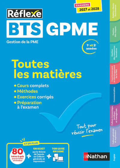 Toutes les matières BTS GPME - 10