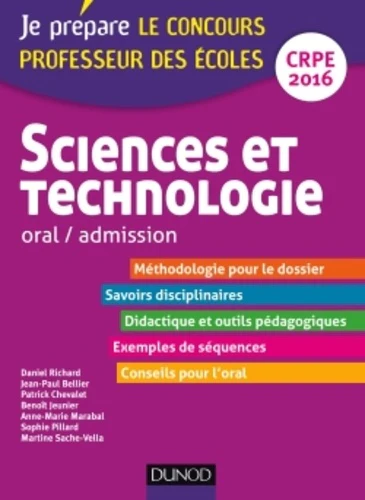 Sciences et technologie oral / admission: Professeur des écoles, concours CRPE - Image 3