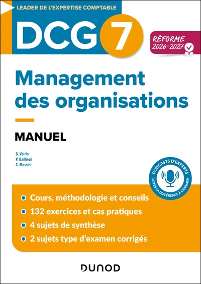 DCG 7 - Management des organisations - Manuel - Réforme 2026-2027 - Image 6