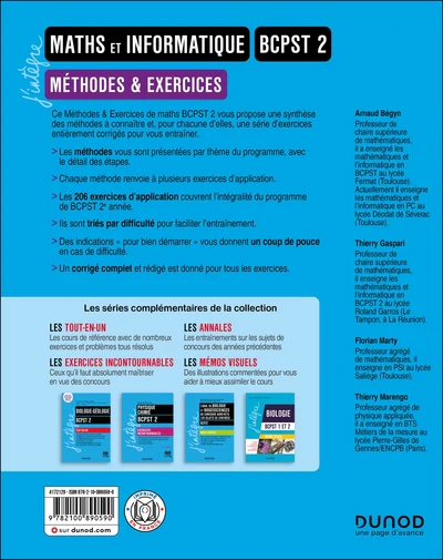 Maths et informatique Méthodes et exercices BCPST 2 - 6e éd. - Image 18