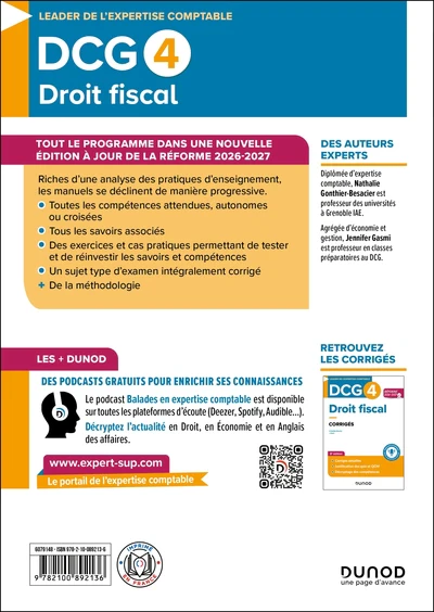 DCG 4 - Droit fiscal - Manuel - Réforme 2026-2027 - Image 7