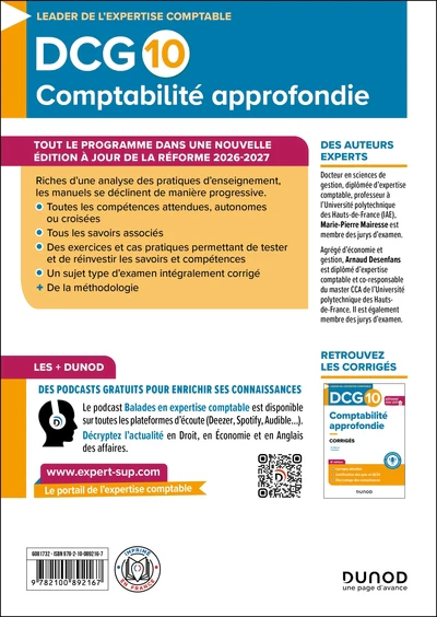 DCG 10 - Comptabilité approfondie - Manuel - Réforme 2026-2027 - Image 2