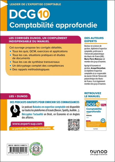 DCG 10 - Comptabilité approfondie - Corrigés - Réforme 2026-2027 - Image 4