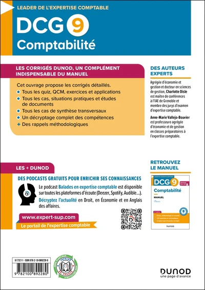 DCG 9 - Comptabilité - Corrigés - Réforme 2026-2027 - Image 2