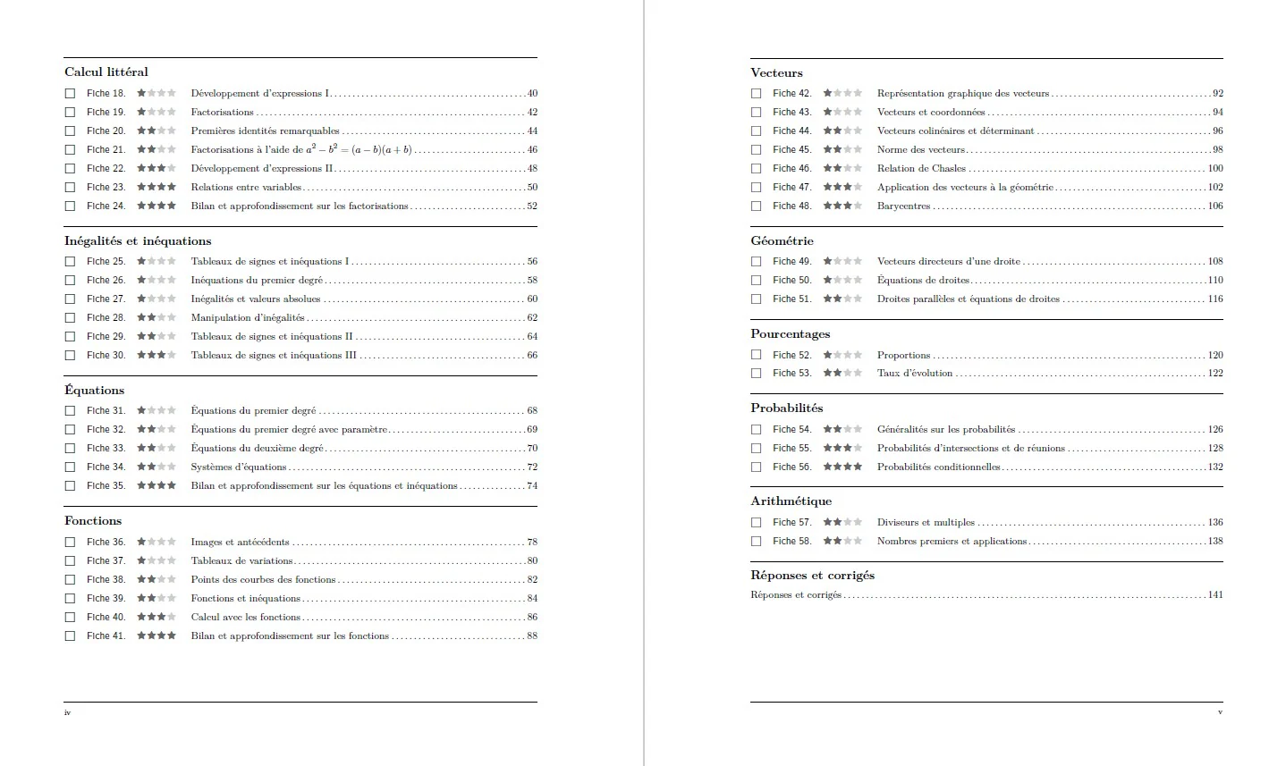 Cahier de calcul en maths Seconde - Image 45