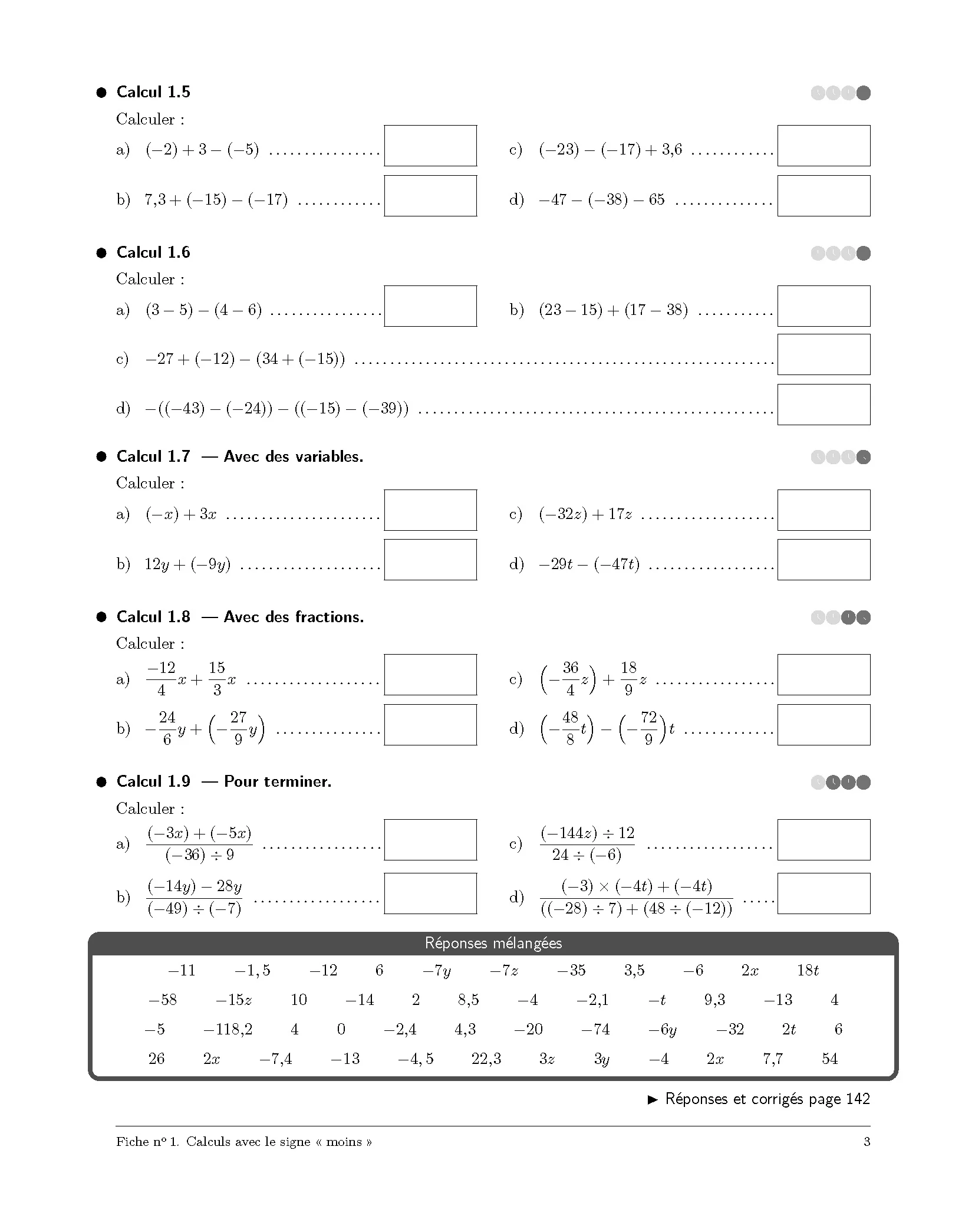 Cahier de calcul en maths Seconde - Image 7