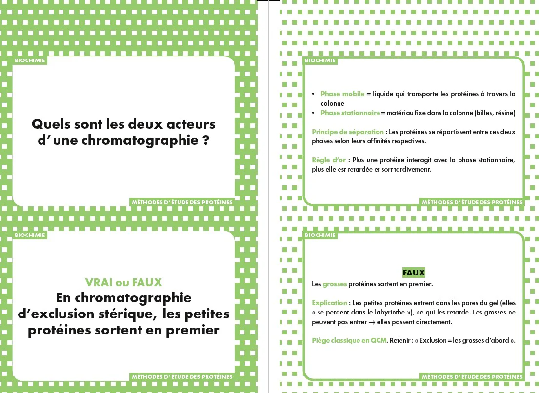 PASS & LAS Biochimie - Révisez en 200 flashcards ! - Image 11