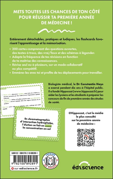 PASS & LAS Biochimie - Révisez en 200 flashcards ! - Image 8