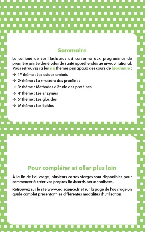 PASS & LAS Biochimie - Révisez en 200 flashcards ! - Image 9