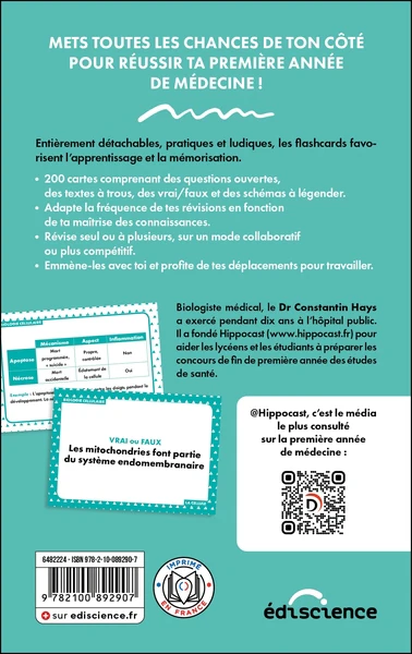 PASS & LAS Biologie cellulaire - Révisez en 200 flashcards ! - Image 8