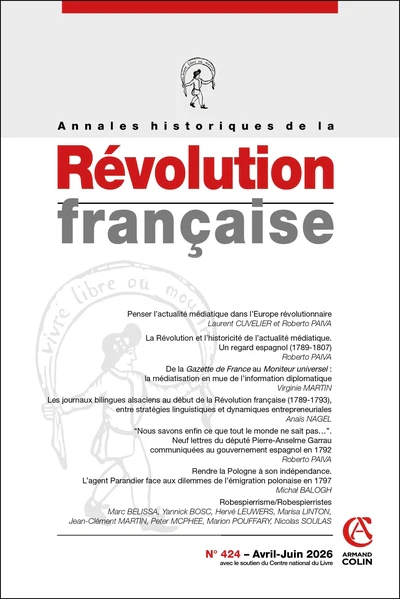Annales historiques de la Révolution française Nº424 2/2026 - Image 5