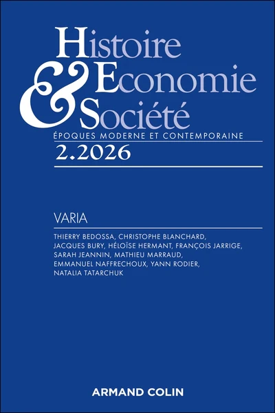 Histoire, Economie et Société 2/2026 - Image 3