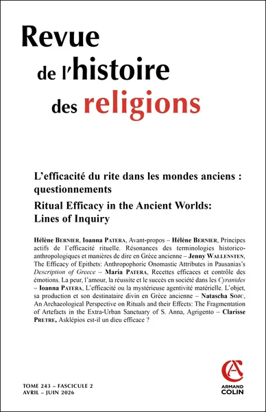 Revue de l'histoire des religions - NÂș2/2026 - Image 3