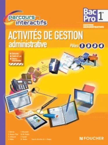 Activités de gestion administrative 1e Bac Pro: Pôles 1, 2, 3 et 4 - Image 3