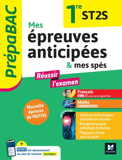 Prépabac - Mes épreuves anticipées Français et Maths + et mes spé - 1ere ST2S - Image 21