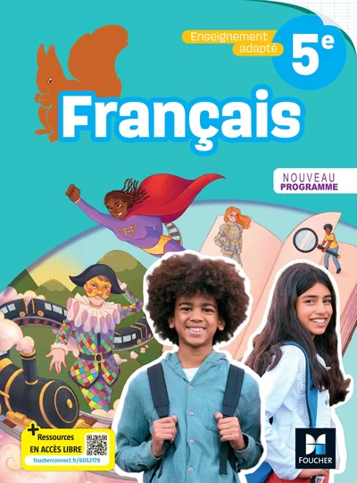 Cahier de Français 5e Enseignement adapté - Éd. 2026 - Livre élève - Image 3