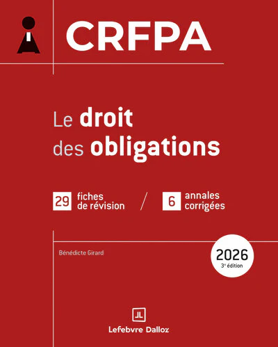 CRFPA 2026 - Le droit des obligations. 3e éd. - Image 3