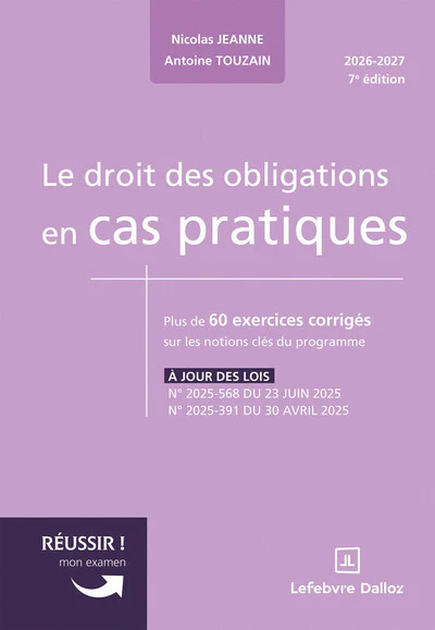Le droit des obligations en cas pratiques. 7e éd. - Image 2