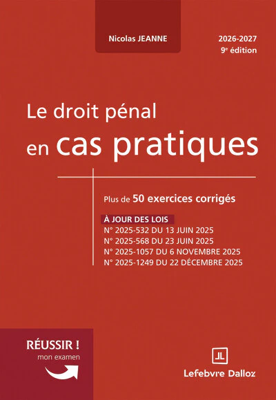 Le droit pénal en cas pratiques. 9e éd. - Image 3