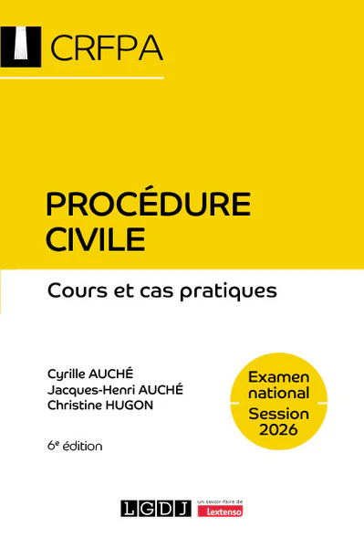 Procédure civile - CRFPA - Examen national Session 2026 - Image 4
