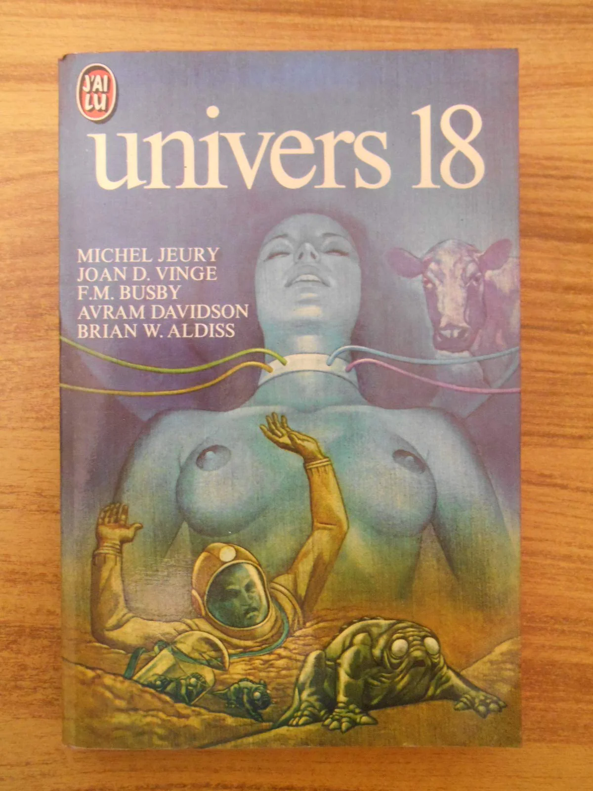 Univers 18 - J'ai lu n° 977 - Jeury / Vinge / Busby / Davidson / Aldiss - Image 4