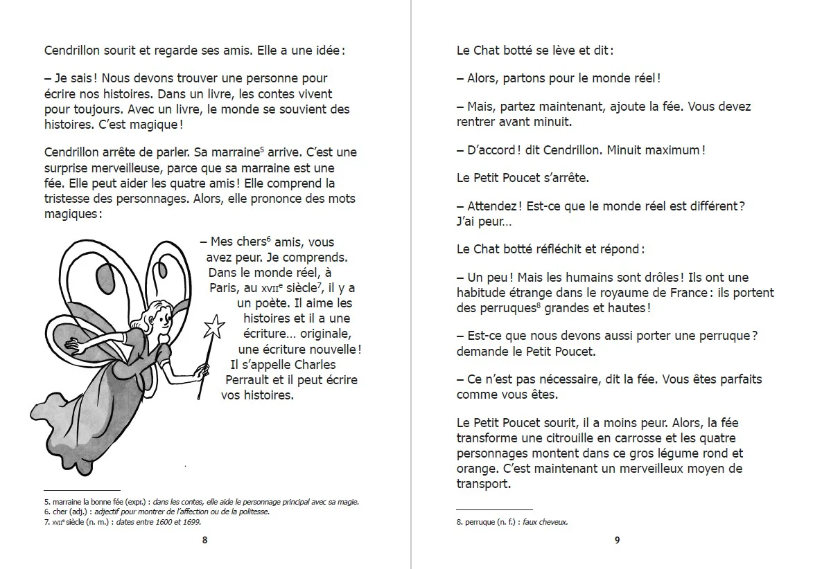 Mondes en VF - Charles Perrault et le secret des contes - Niv. A1 - Livre + audios - Image 8