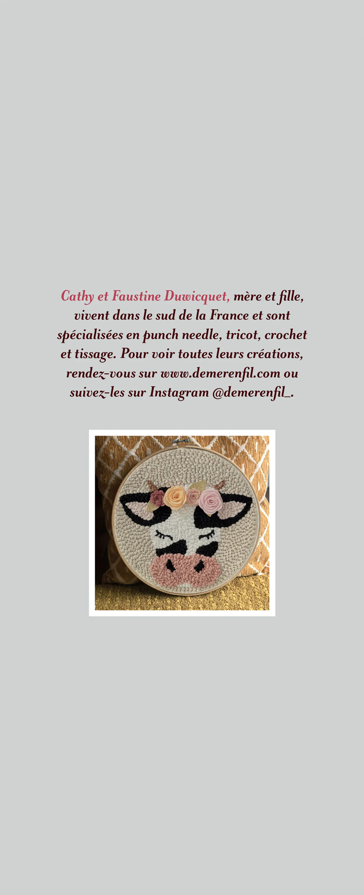 Adorables animaux en punch needle - Image 35