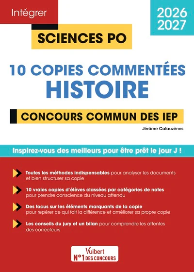 Sciences Po - 10 copies commentées d'histoire - Concours commun des IEP 2026-2027 - Image 17