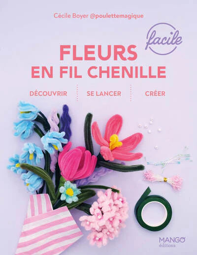 Fleurs en fil chenille faciles - Image 2