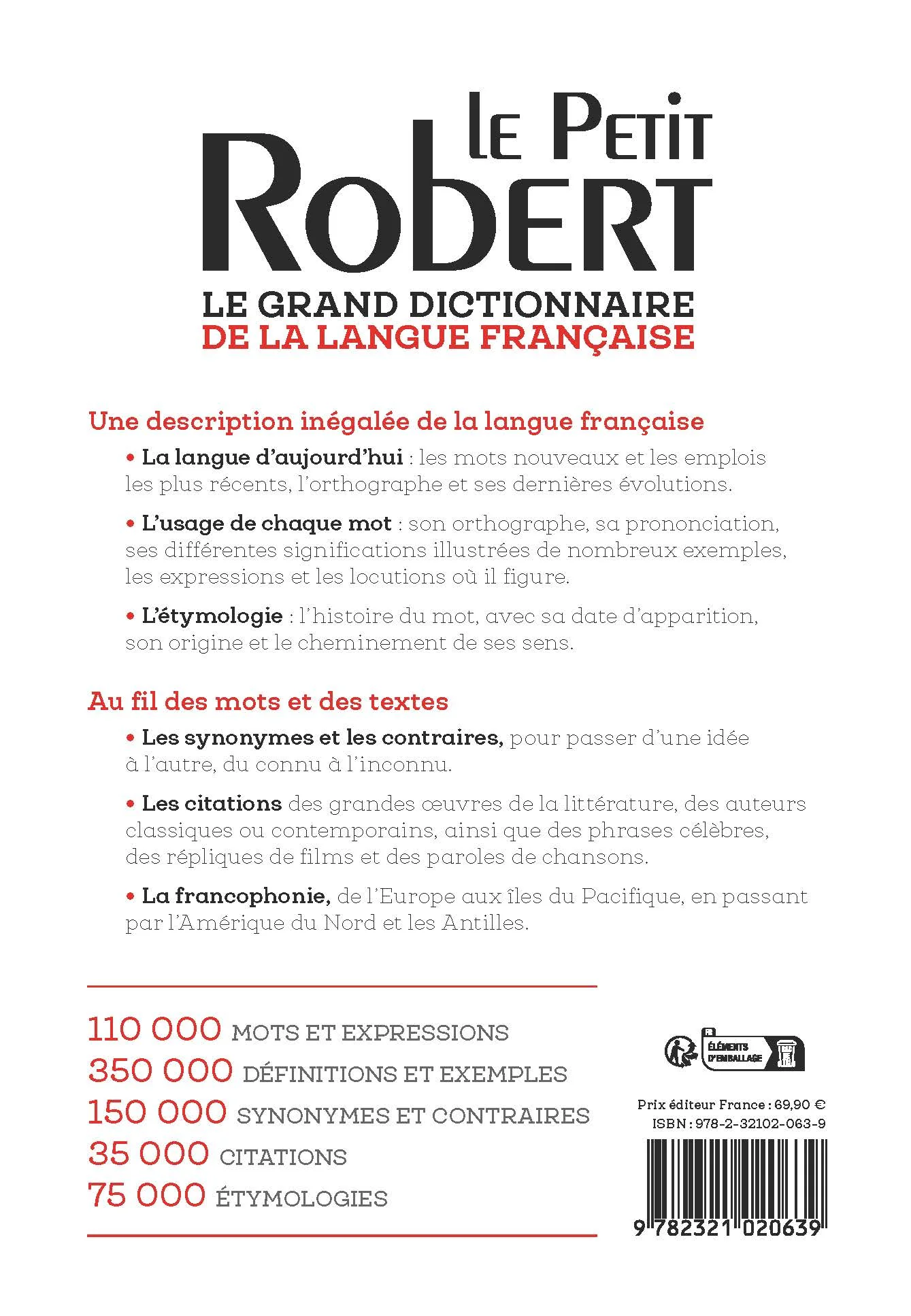 Le Petit Robert de la langue française - 2027 - Image 16