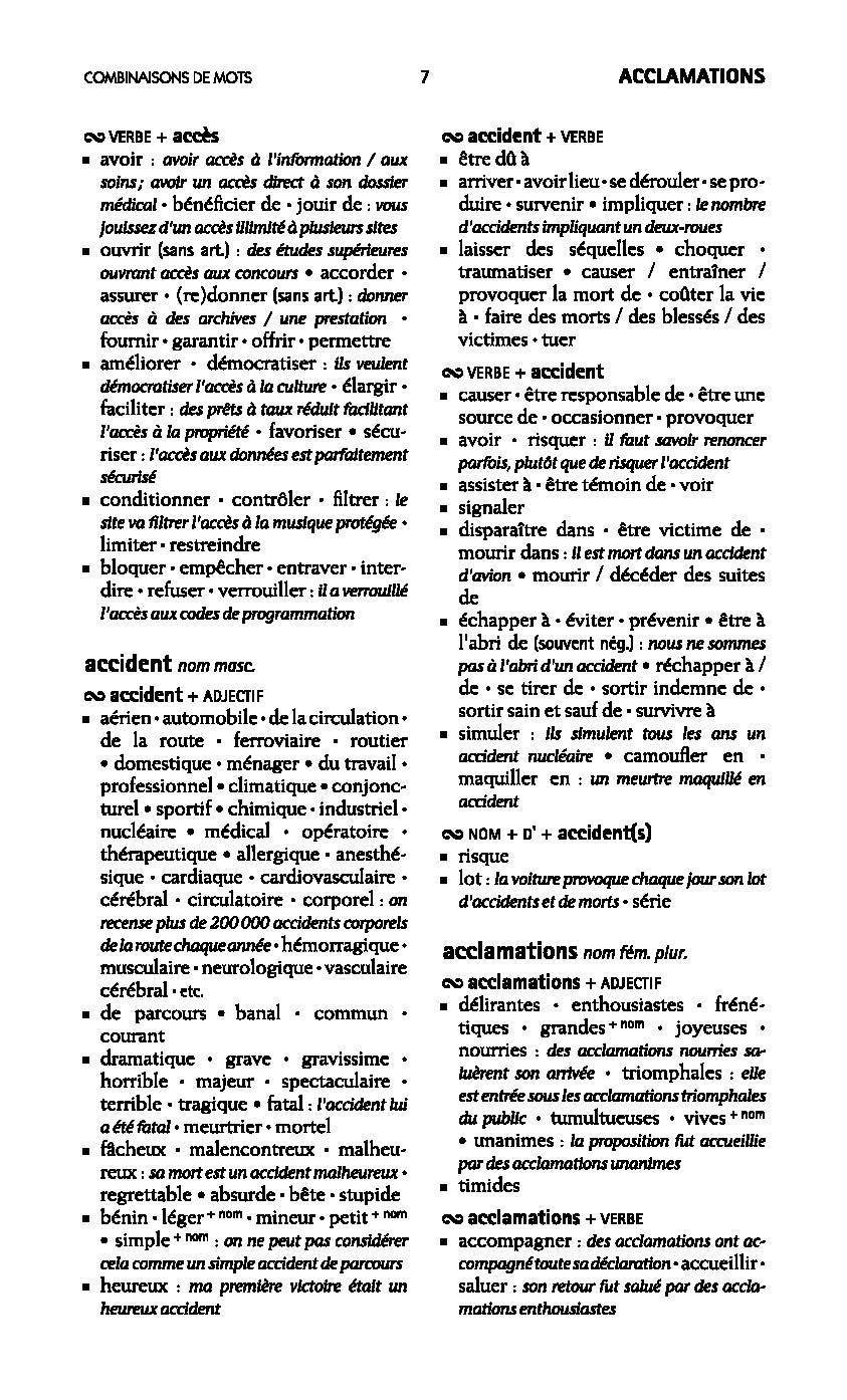 Dictionnaire des collocations - Image 28
