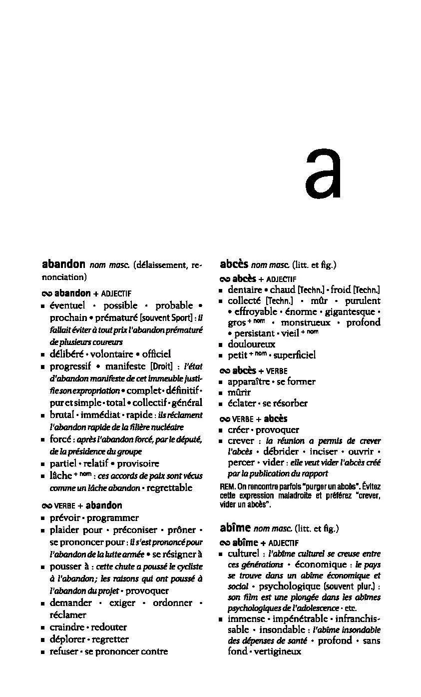 Dictionnaire des collocations - Image 37