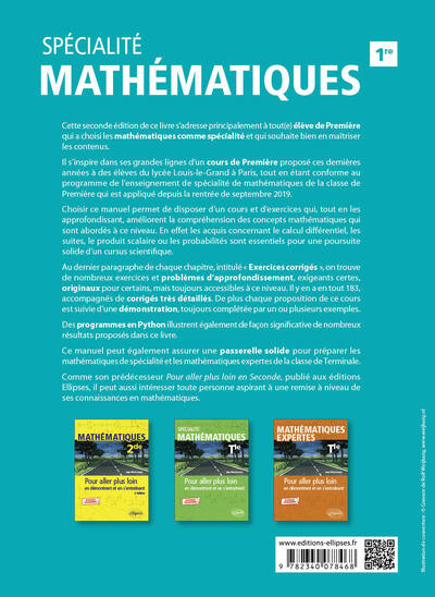 Spécialité Mathématiques - 1re - Image 2