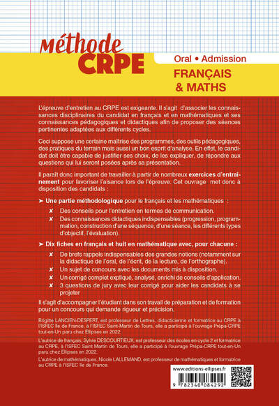Épreuve d'admission Français & Maths - CRPE - Image 4