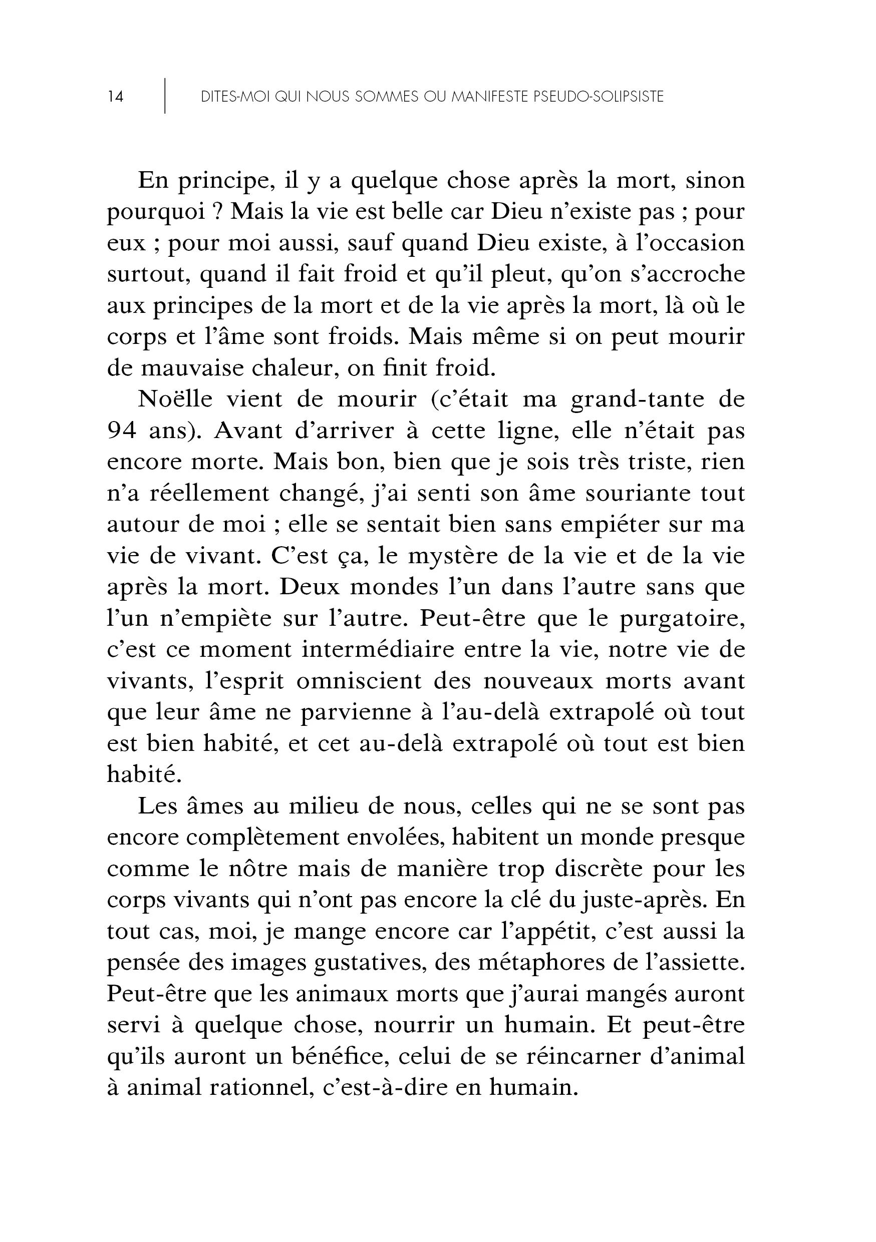 Dites-moi qui nous sommes ou Manifeste pseudo-solipsiste - Image 25