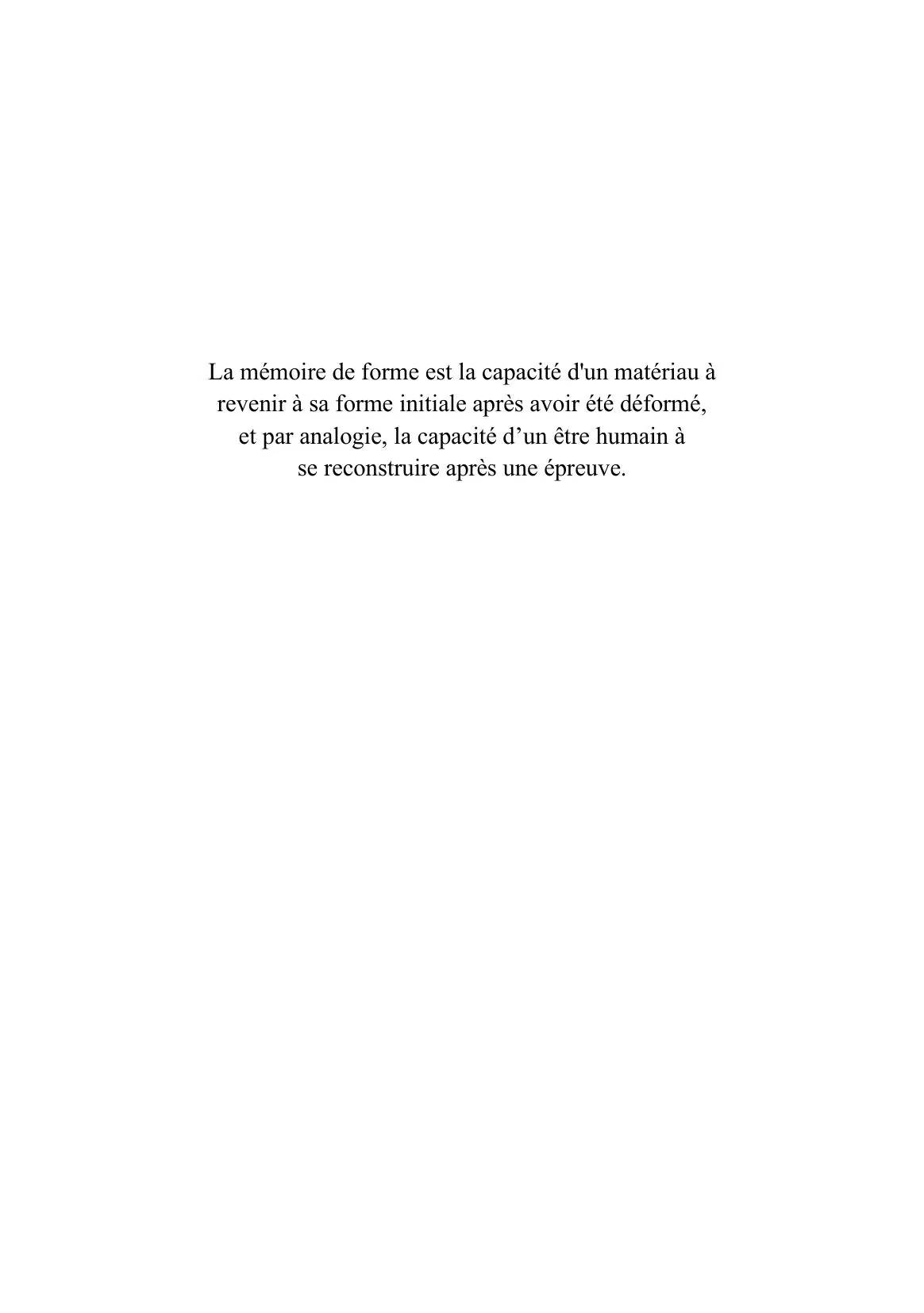 Mémoire de forme - Image 13