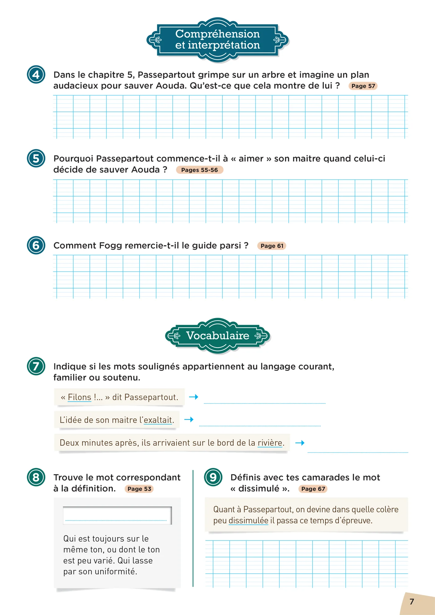 En route pour la littérature - CM - Série Indigo - Ed. 2026 - Cahier élève - Image 45