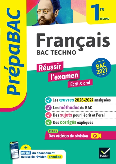 Prépabac - Français 1re technologique Bac de français 2027 (écrit & oral) - Image 6