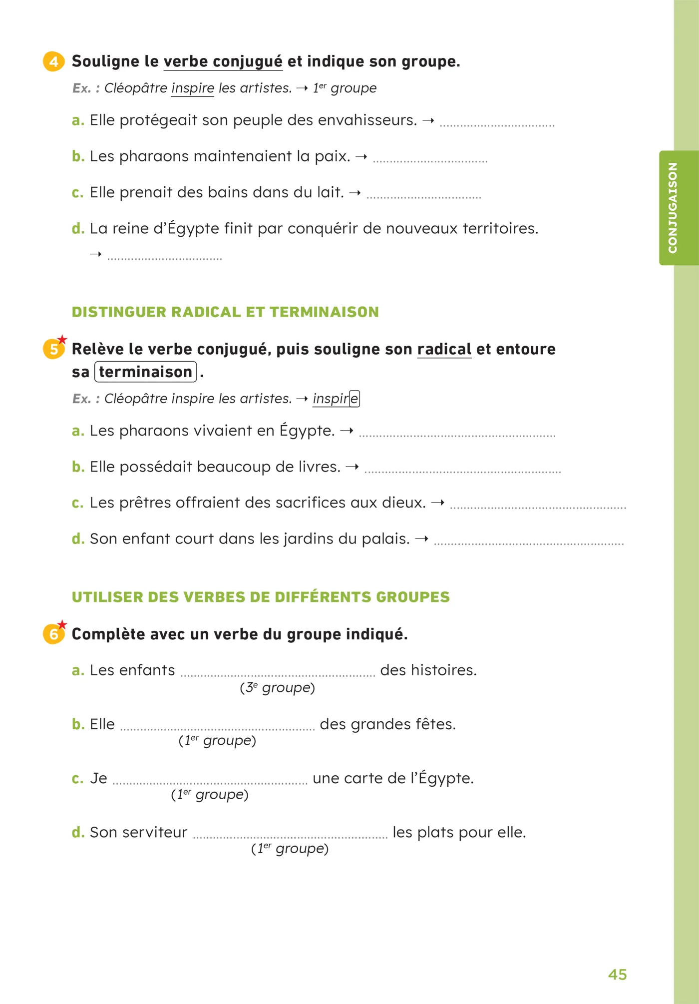 En route pour le Français - CM - Cahier de grammaire-orthographe - Parcours jaune - Ed. 2026 - Image 31