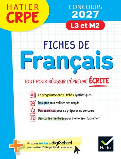 Hatier CRPE - Fiches de Français - Epreuve écrite d'admissibilité - 2027 - L3 et M2 - Image 31