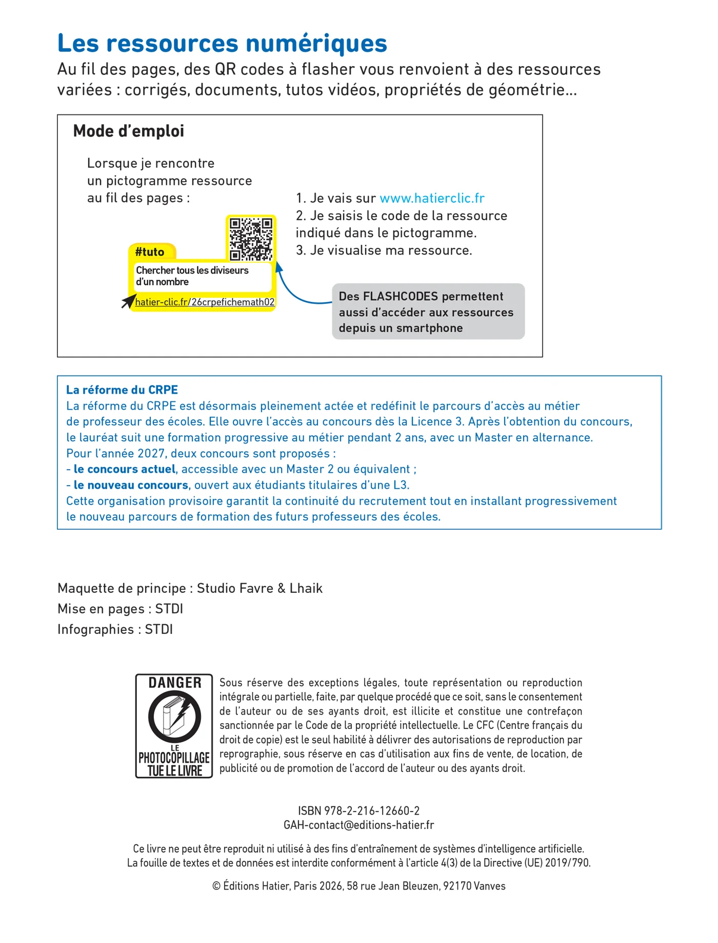 Hatier CRPE - Fiches de Maths - Epreuve écrite d'admissibilité - 2027 - L3 et M2 - Image 5