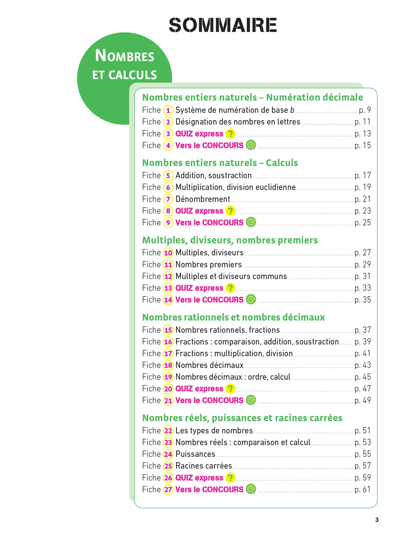 Hatier CRPE - Fiches de Maths - Epreuve écrite d'admissibilité - 2027 - L3 et M2 - Image 6